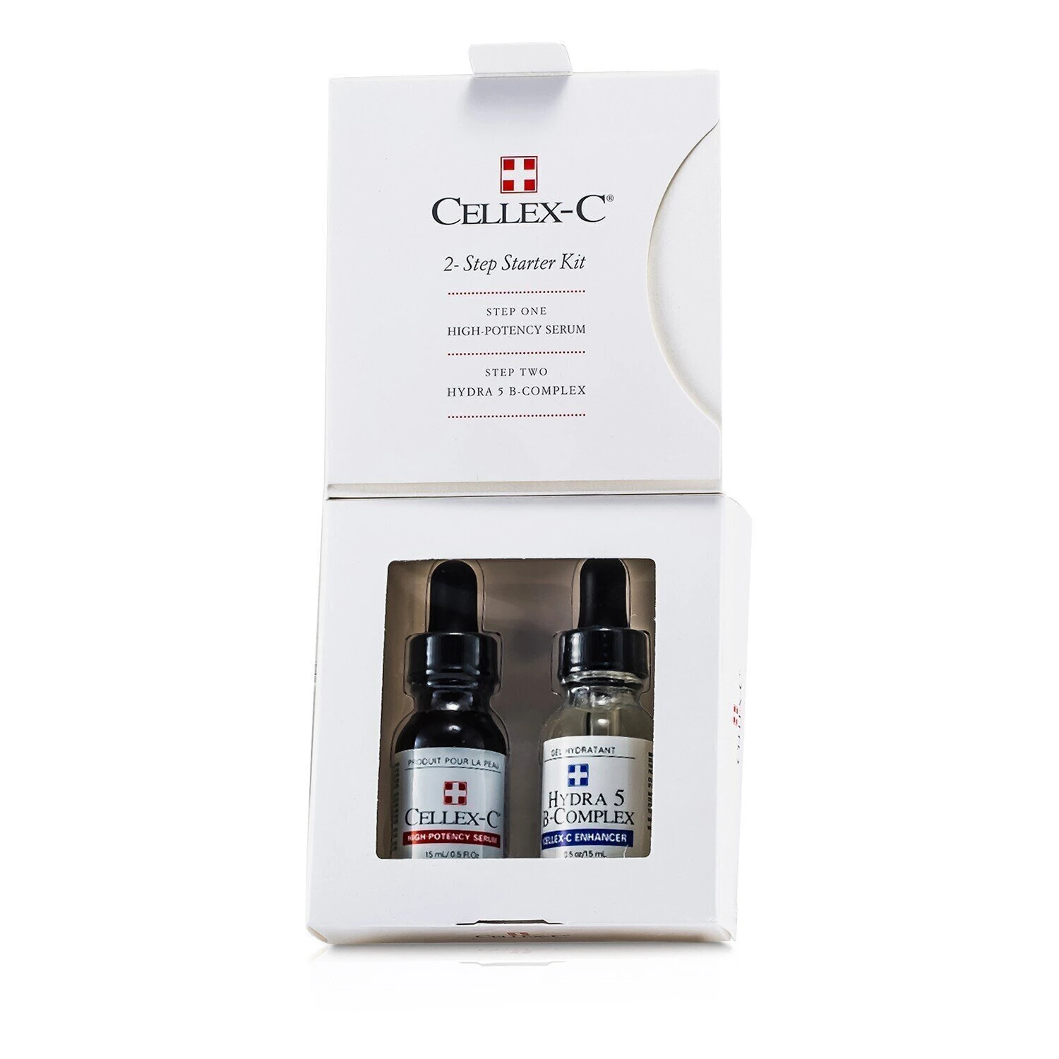 Cellex-C High Potency Serum 2 Step Starter Kit: High Potency Serum + Hydra 5 B-Complex 2x15ml