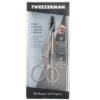 Tweezerman Stainless Brow Shaping Scissors & Brush