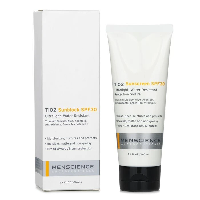 Menscience TiO2 Sun Block Waterproof 100ml - Image 2