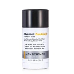 Menscience Advanced Deodorant - Fragrance Free 73.6g