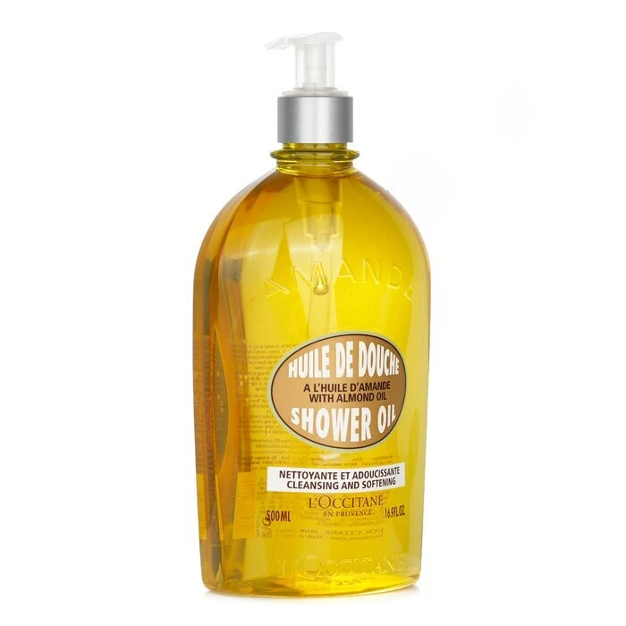 L'Occitane Almond Cleansing & Soothing Shower Oil 500ml - Image 2