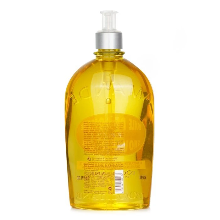 L'Occitane Almond Cleansing & Soothing Shower Oil 500ml - Image 3