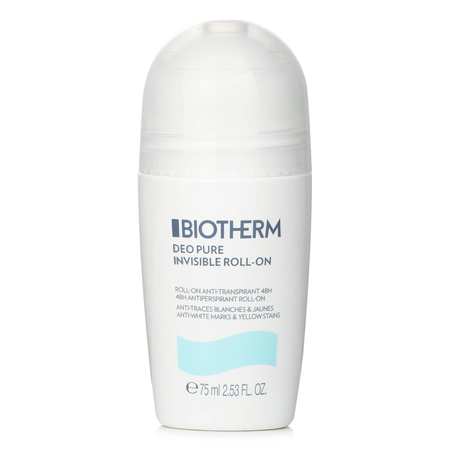 Biotherm Deo Pure Invisible 48 Hours Antiperspirant Roll-On 75ml