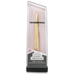 Tweezerman Slant Tweezer Ultra Precision (Tin Coated) (Studio Collection)