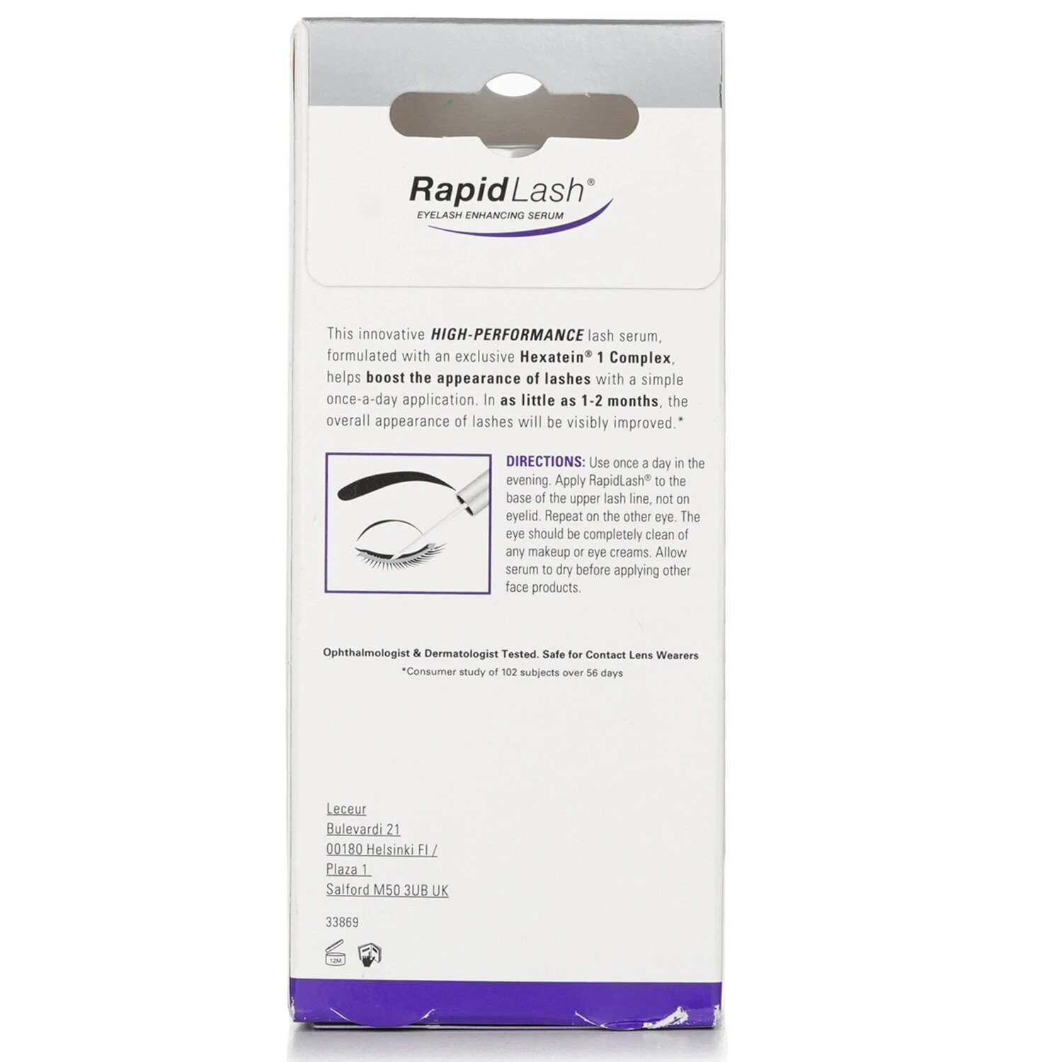 RapidLash Eyelash Enhancing Serum (With Hexatein 1 Complex) 3ml - Image 3