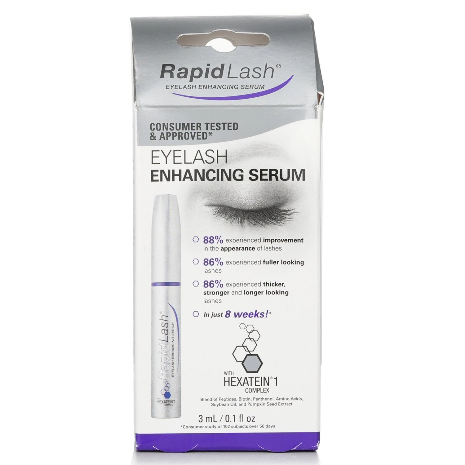 RapidLash Eyelash Enhancing Serum (With Hexatein 1 Complex) 3ml