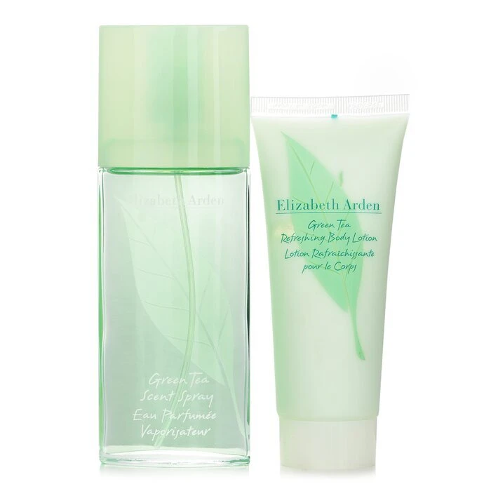 Elizabeth Arden Green Tea Coffret: Eau Parfumee Spray 100ml + Refreshing Body Lotion 100ml 2pcs - Image 2