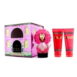 Nicki Minaj Minajesty Coffret : Eau De Parfum Spray 100ml + Body Lotion 100ml + Shower Gel 100ml 3pcs