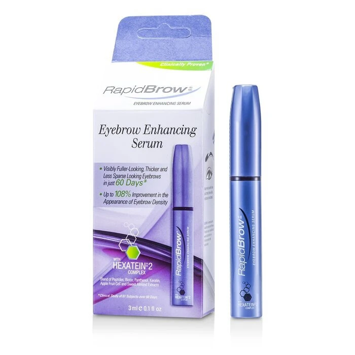 RapidLash RapidBrow Eyebrow Enhancing Serum (With Hexatein 2 Complex) 3ml - Image 2