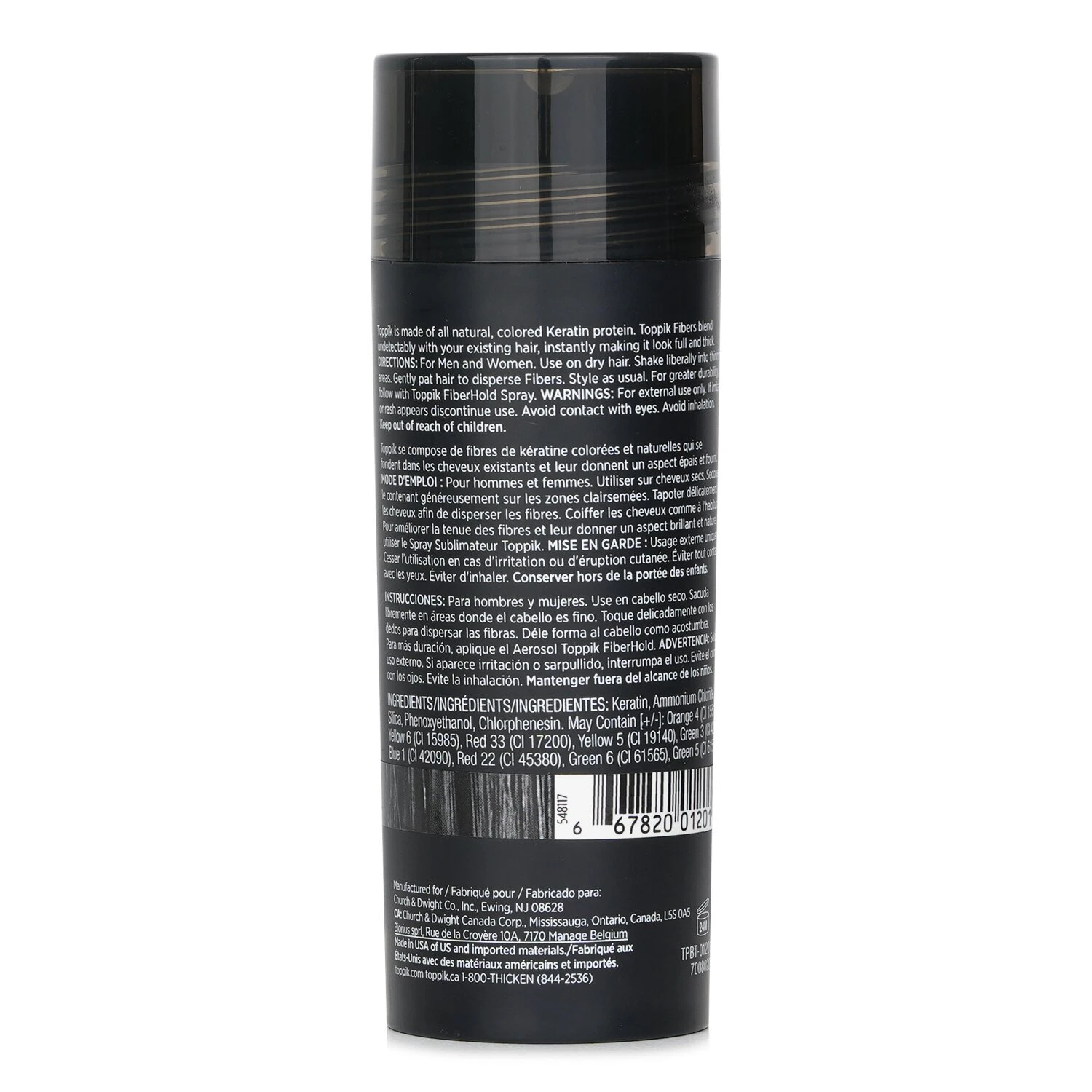 Toppik Hair Building Fibers - # Black 27.5g - Image 3