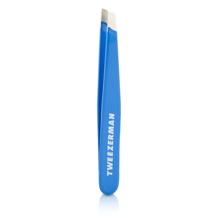Tweezerman Mini Slant Tweezer - Bahama Blue (Studio Collection) - Image 2