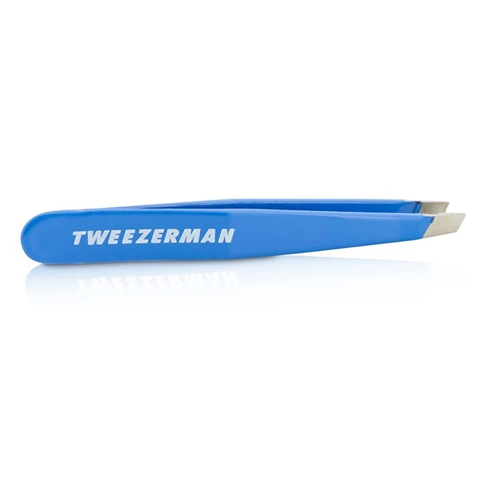 Tweezerman Mini Slant Tweezer - Bahama Blue (Studio Collection) - Image 3