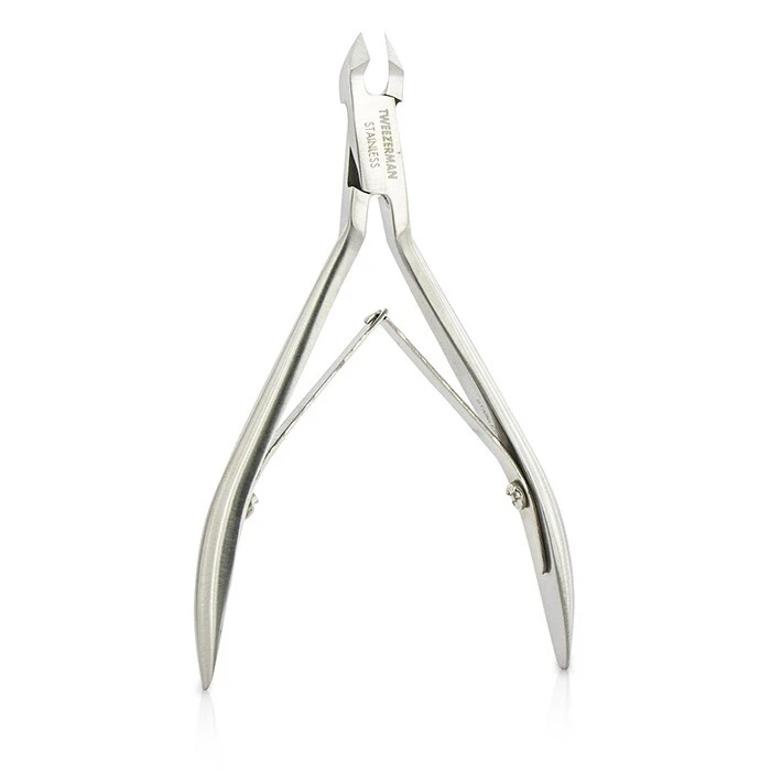 Tweezerman Rockhard Stainless Cuticle Nipper (Studio Collection) - 1/2 Jaw - Image 2