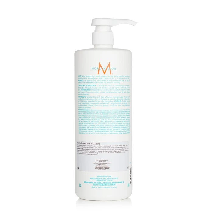Moroccanoil Moisture Repair Conditioner - For Weakened And Damaged Hair (Salon Product) 1000ml - Image 3