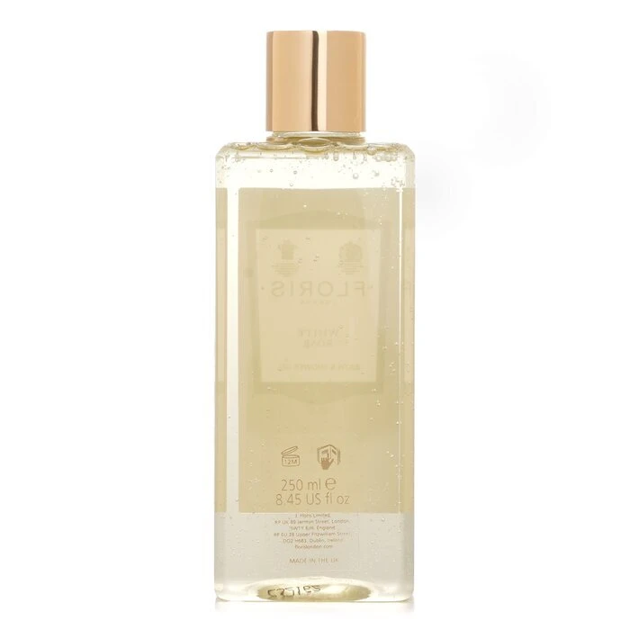 Floris White Rose Moisturising Bath & Shower Gel 250ml - Image 3