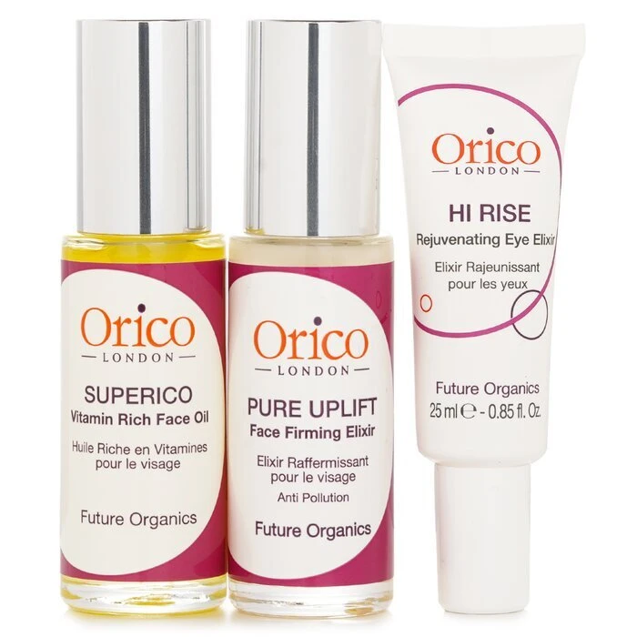 Orico London Age Resist Trio: Face Oil 30ml + Firming Elixir 30ml + Eye Elixir 25ml 3pcs - Image 2