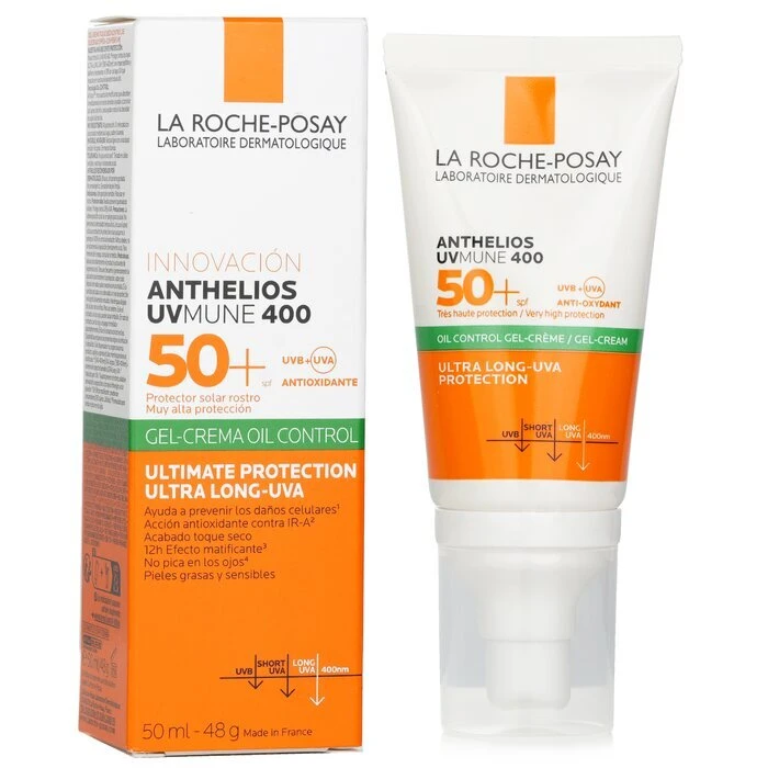 LA ROCHE-POSAY La Roche Posay Anthelios XL 50 Anti-Shine Dry Touch Gel-Cream - For Sun & Sun Intolerant Skin 50ml - Image 2