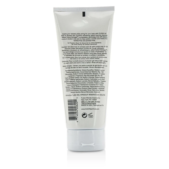 Clean Air Bath & Shower Gel 177ml - Image 2