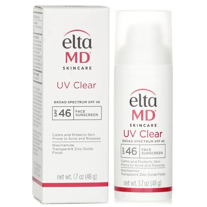 EltaMD UV Clear Facial Sunscreen SPF 46 - For Skin Types Prone To Acne, Rosacea & Hyperpigmentation 48g - Image 2