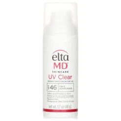 EltaMD UV Clear Facial Sunscreen SPF 46 - For Skin Types Prone To Acne, Rosacea & Hyperpigmentation 48g