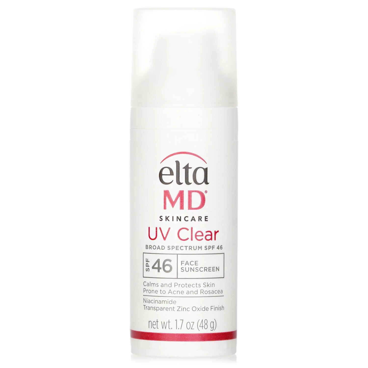 EltaMD UV Clear Facial Sunscreen SPF 46 - For Skin Types Prone To Acne, Rosacea & Hyperpigmentation 48g