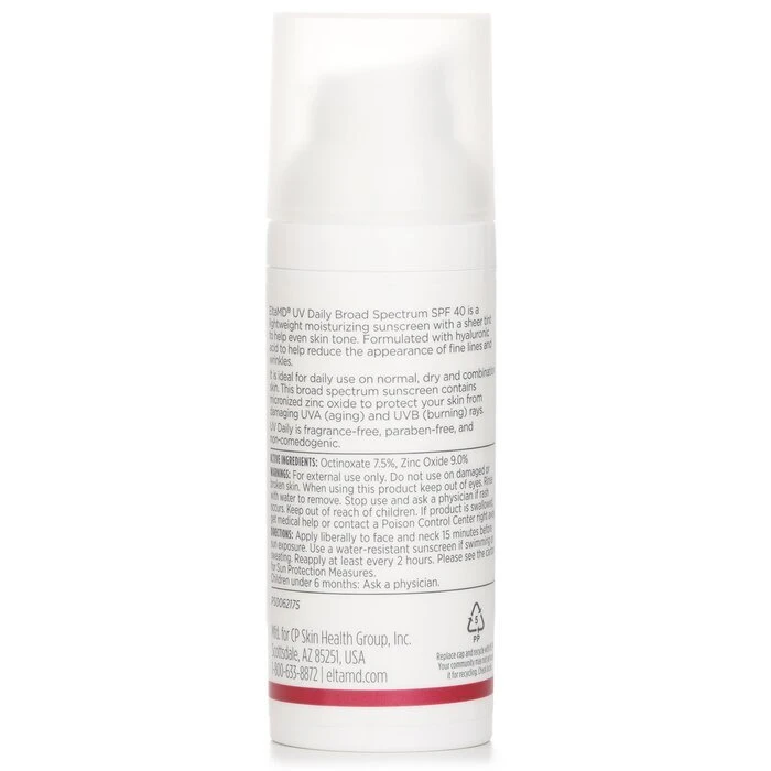 EltaMD UV Daily Moisturizing Facial Sunscreen SPF 40 - For Normal, Combination & Post-Procedure Skin - Tinted 48g - Image 3
