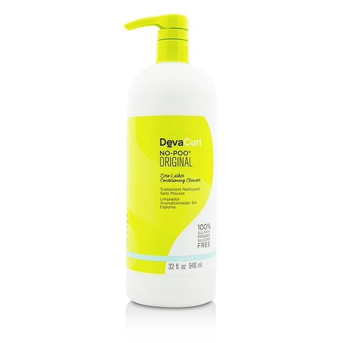 DevaCurl No-Poo Original (Zero Lather Conditioning Cleanser - For Curly Hair) 946ml