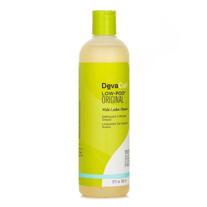 DevaCurl Low-Poo Original (Mild Lather Cleanser - For Curly Hair) 355ml - Image 2