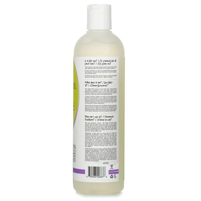 DevaCurl Light Defining Gel (Soft Hold No-Crunch Styler - Define & Control) 355ml - Image 3