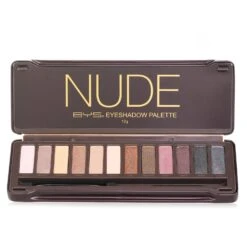 BYS Eyeshadow Palette (12x Eyeshadow, 2x Applicator) - Nude 12g
