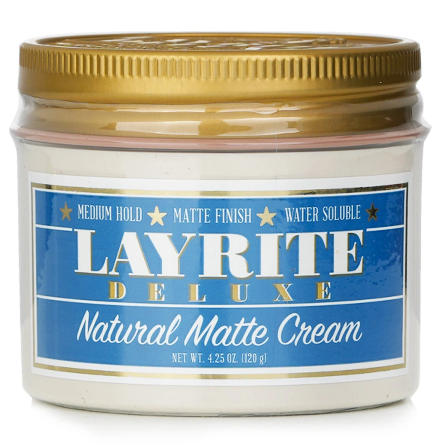 Layrite Natural Matte Cream (Medium Hold, Matte Finish, Water Soluble) 120g