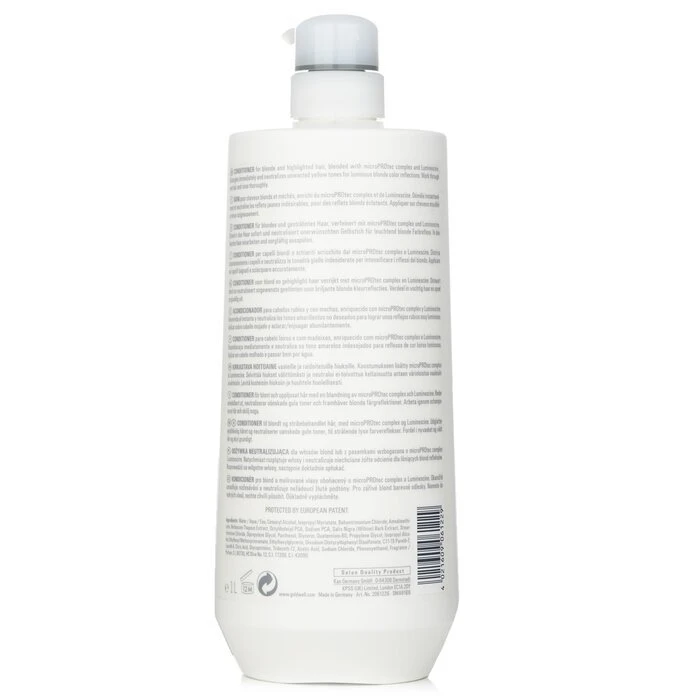 Goldwell Dual Senses Blondes & Highlights Anti-Yellow Conditioner (Luminosity For Blonde Hair) 1000ml - Image 3