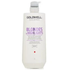 Goldwell Dual Senses Blondes & Highlights Anti-Yellow Conditioner (Luminosity For Blonde Hair) 1000ml