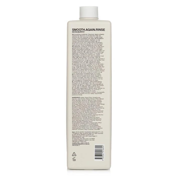 Kevin Murphy Smooth.Again.Rinse (Smoothing Conditioner - For Thick, Coarse Hair) 1000ml - Image 3