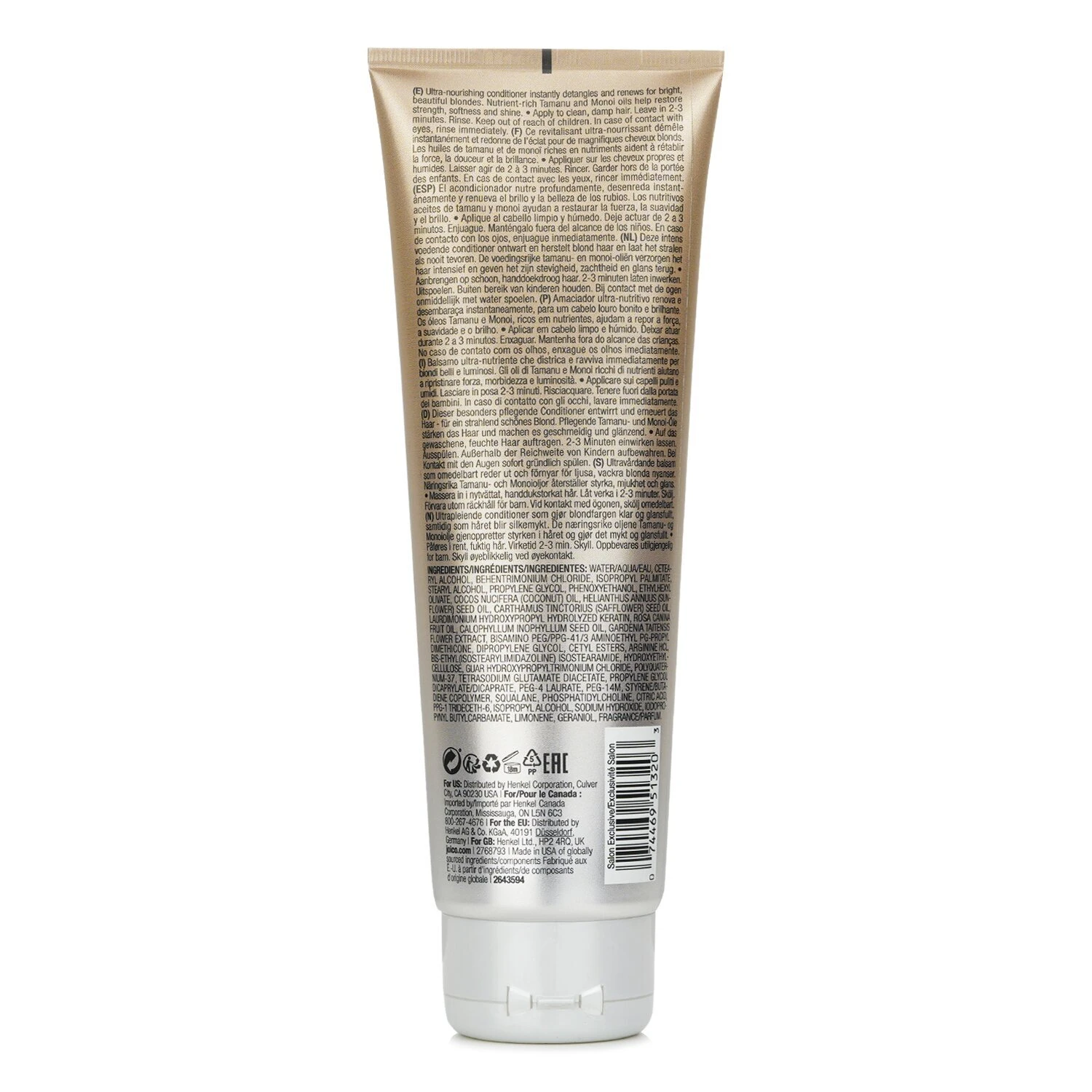 Joico Blonde Life Brightening Conditioner (For Illuminating Hydration & Softness) 250ml - Image 3