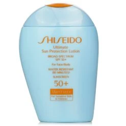Shiseido Ultimate Sun Protection Lotion WetForce For Face & Body - For Sensitive Skin & Children 100ml