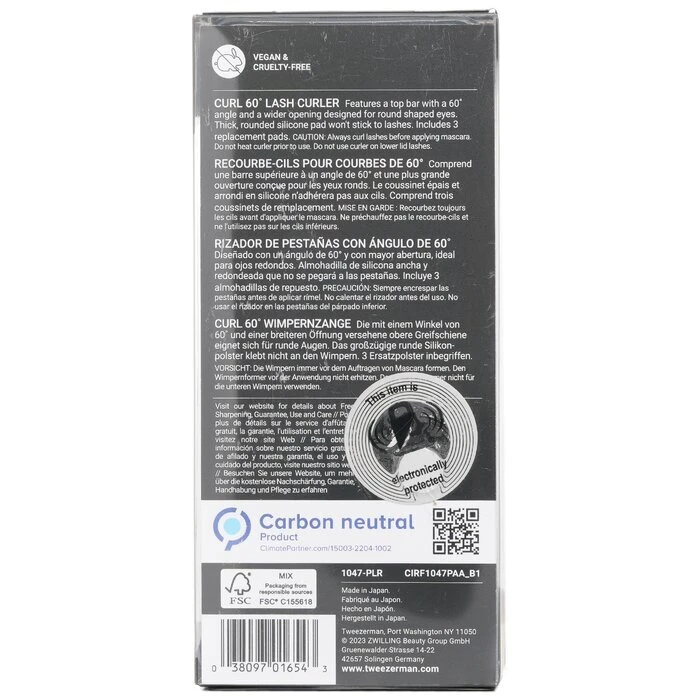 Tweezerman Curl 60° Lash Curler (For Round Shaped Eyes) - Image 3