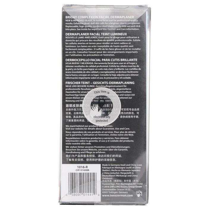 Tweezerman Bright Complexion Facial Dermaplanner 1pc - Image 3