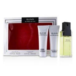 Alfred Sung Sung Coffret: Eau De Toilette Spray 100ml + Essential Body Lotion 75ml + Refreshing Shower Gel 75ml 3pcs