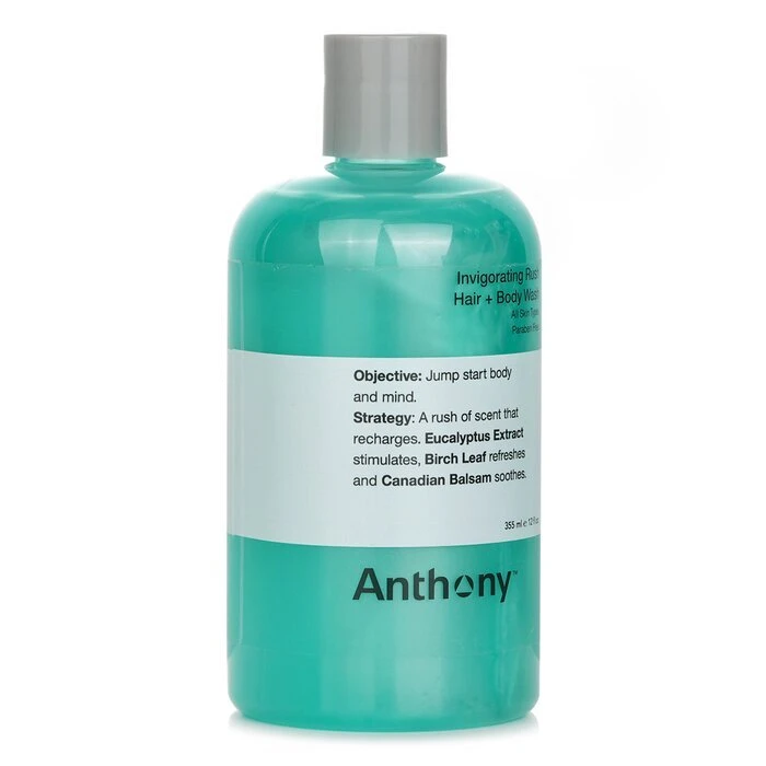 Anthony Invigorating Rush Hair & Body Wash (All Skin Types) 355ml - Image 2