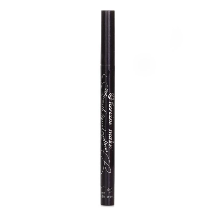 KISS ME Heroine Make Smooth Liquid Eyeliner Waterproof - # 01 Black 0.4ml - Image 3