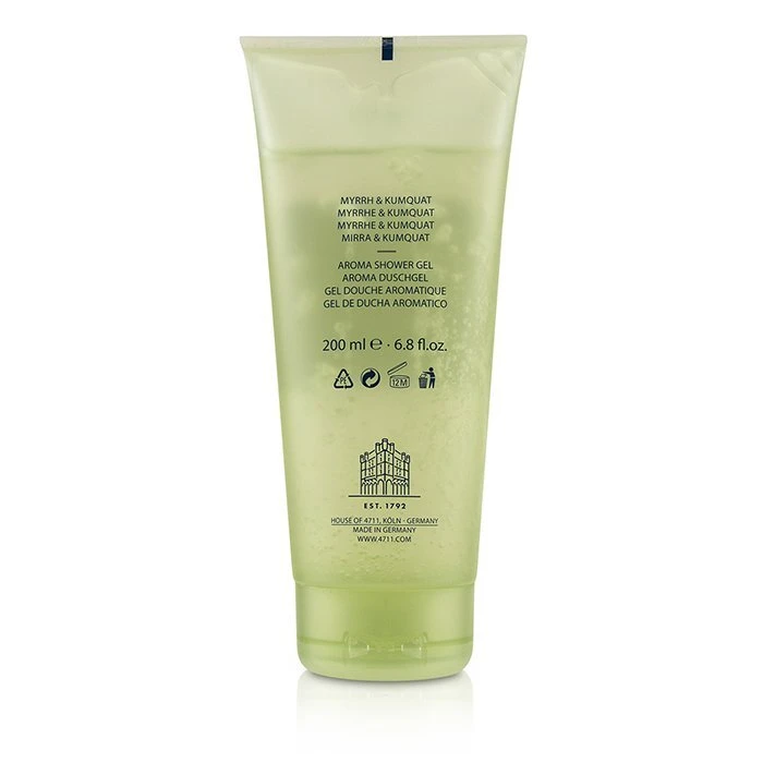 4711 Acqua Colonia Myrrh & Kumquat Aroma Shower Gel 200ml - Image 3