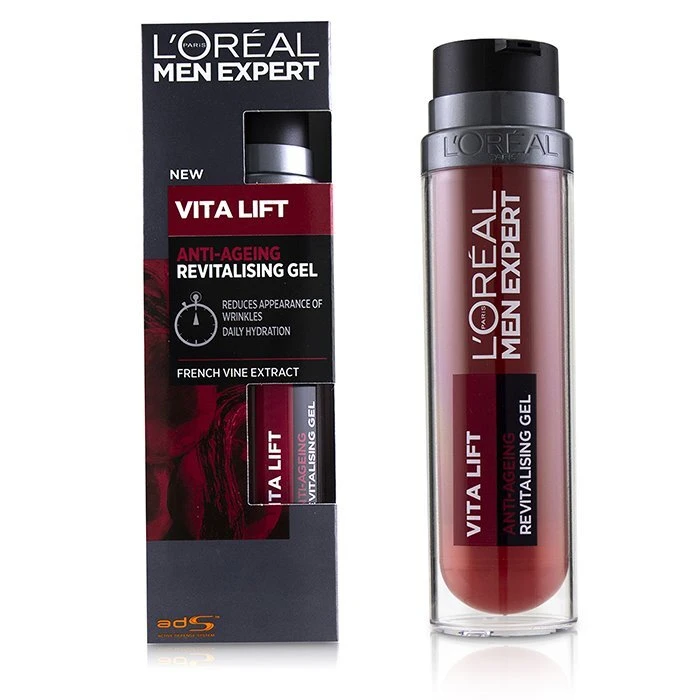 L'Oreal Men Expert Vital Lift Anti-Aging Revitalising Gel 50ml - Image 2