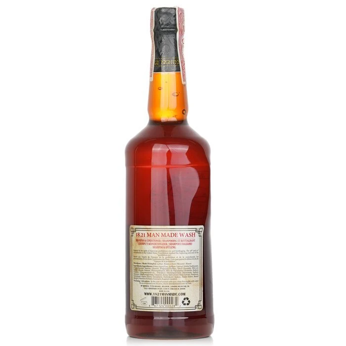 18.21 Man Made Man Made Wash Shampoo, Conditioner & Body Wash - # Sweet Tobacco 950ml - Image 3