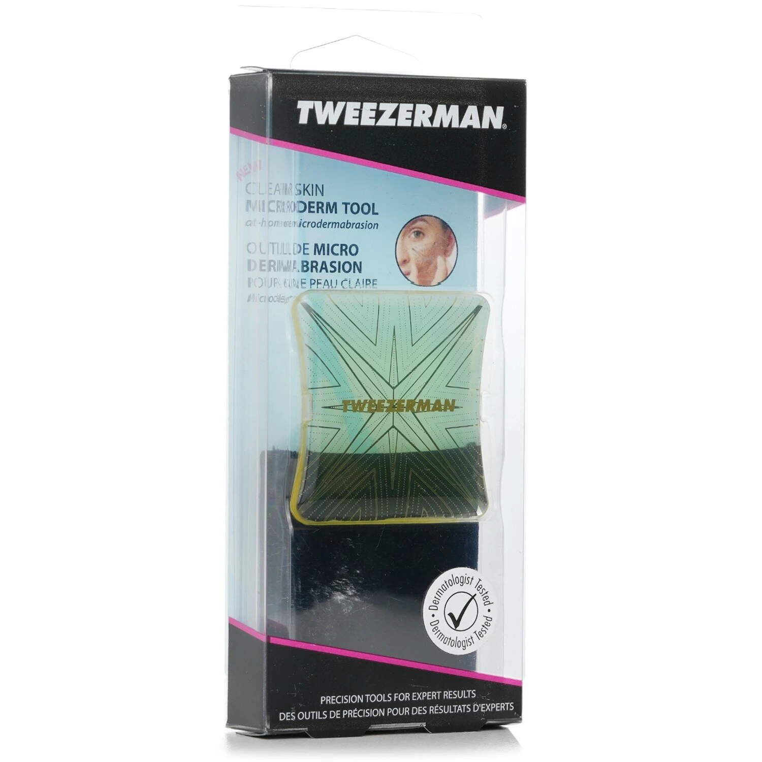 Tweezerman Clear Skin Microderm Tool - At Home Microdermabrasion 1pc - Image 2