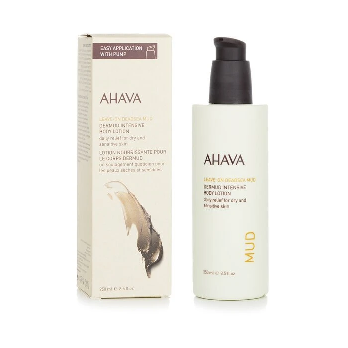 Ahava Leave-On Deadsea Mud Dermud Intensive Body Lotion - For Dry & Sensitive Skin 250ml - Image 2