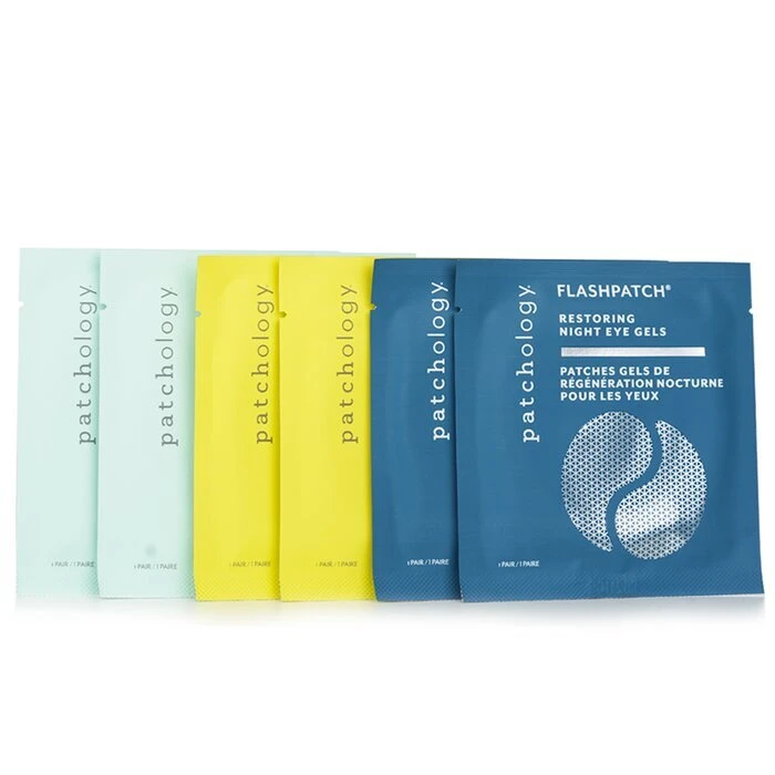 Patchology FlashPatch Eye Gels - All Eyes On You Eye Perfecting Trio Kit: Rejuvenating, Illuminating, Restoring 6pairs - Image 2