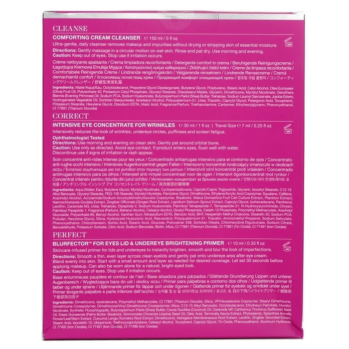 StriVectin Skin Transforming Collection (Full Size Trio): Cleanser 150ml + Eye Concentrate (30ml+7ml) + Eyes Primer 10ml 4pcs - Image 3