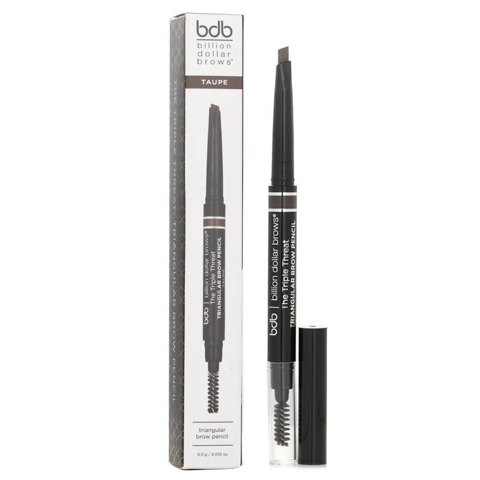 Billion Dollar Brows The Triple Threat: Triangular Brow Pencil - # Taupe 0.03g - Image 2