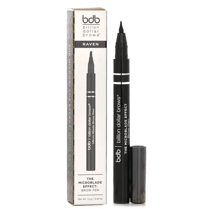 Billion Dollar Brows The Microblade Effect: Brow Pen - # Raven 1.2g - Image 2